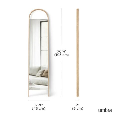 BELLWOOD - Buet Spejl - Natural