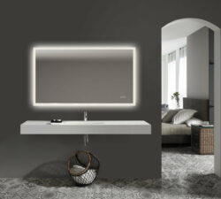 Exclusive Malaga - LED spejl med touch, antidug, justerbar lysstyrke og farvetone - flere størrelser