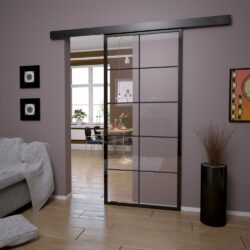 Classy Skydedørssystem - Klart glas - 10 Sektioner - Flere Størrelser