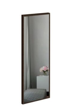 SPEJL MED RØGET EGETRÆSRAMME- 2 CM - Flere Størrelser