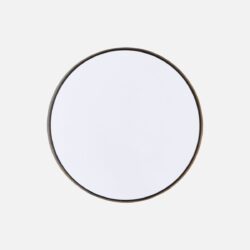 House Doctor Refleksion rundt spejl med antik messing kant