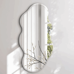 Organisk spejl i 55x110 cm