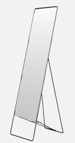 Gulvspejl, Chic, Sort