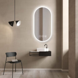 Koniseur spejl Vilma med LED lys - Flere størrelser