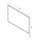 Exclusive Valencia - LED frontlight spejl i sort ramme med touch, antidug, justerbar lysstyrke og farvetone - flere størrelser