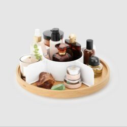 Bellywood Lazy Susan i hvid/natur
