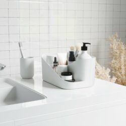 Glam Kosmetik Kasse - Hvid/Grå