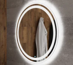 Hera Basic Rundt LED vægspejl - HERA Touch Switch - Ø70 cm-Demo