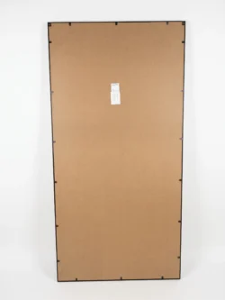Koniseur New york spejl Sand farvet ramme 100x200 - hærdet glas
