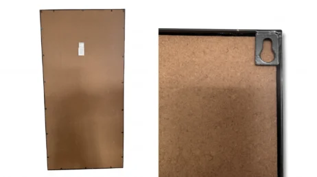 Koniseur New york spejl Sand farvet ramme 100x200 - hærdet glas