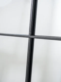 Koniseur New york spejl Sort ramme 80x180 - hærdet glas