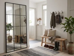 Koniseur New york Spejl 12 Felter Sort 100x200 - hærdet glas